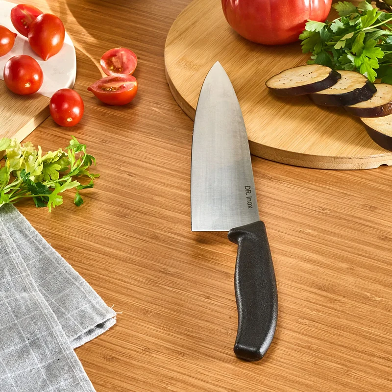 Dr. Inox Kochmesser 33cm, Schwarz
