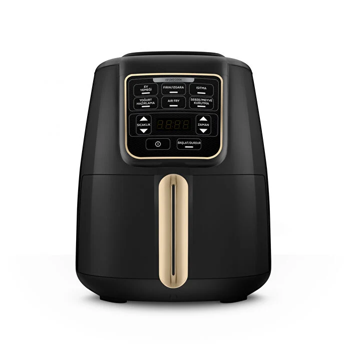 Karaca Air Pro Cook XL 2 in 1 Sprachgesteuerter AirFryer Mineral Gold 4L