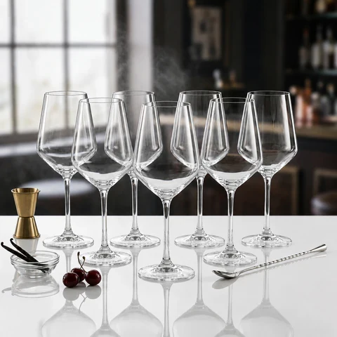 RCR Universum 6-teiliges Weinglas-Set, 550 ml, Klar