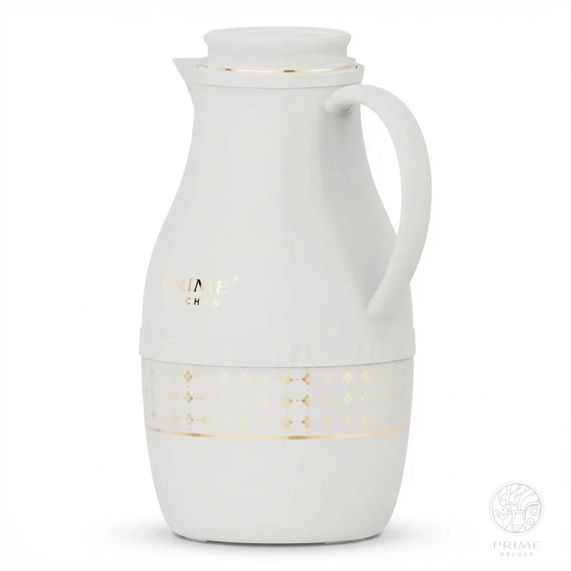 Prime Kitchen Premium Thermo Teekanne 2L – Teefilter für losen Tee, 12h heiß & 24h kalt