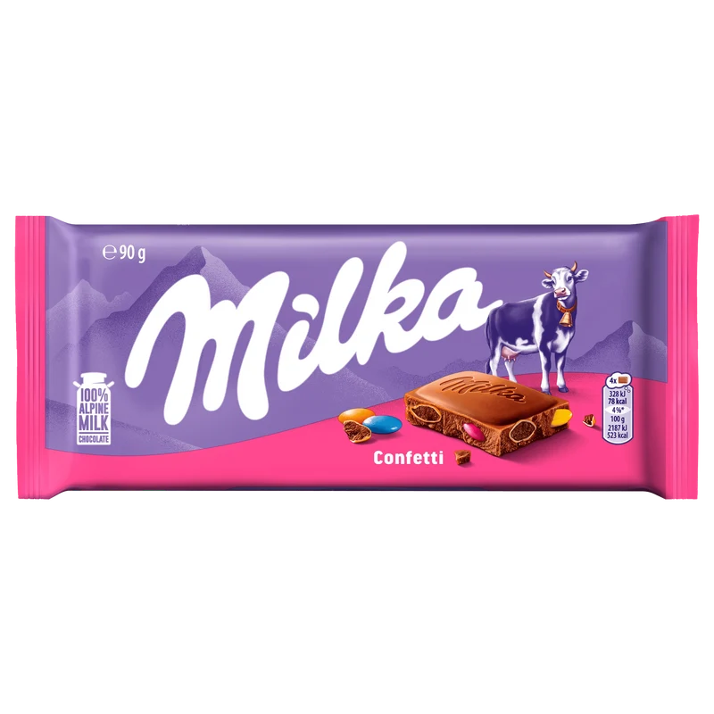 Milka Chocoladereep Confetti