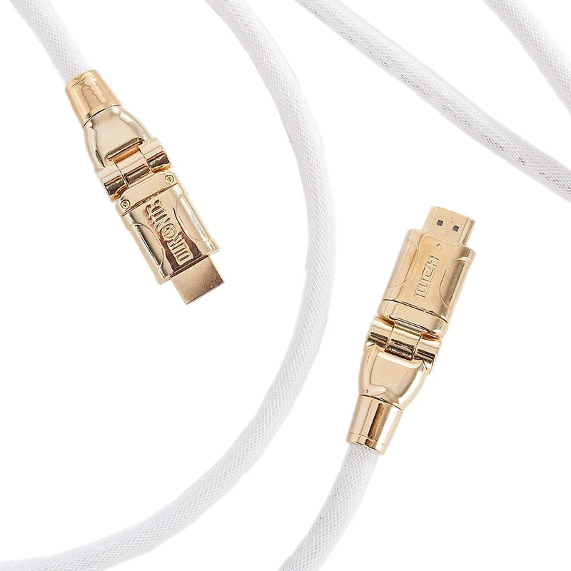 Duronic HDC01 HDMI-Kabel 5m | 24k Goldkontakte | High-Speed HDMI V1.4 für HD 1080p Auflösung | Für PS5 und BluRay