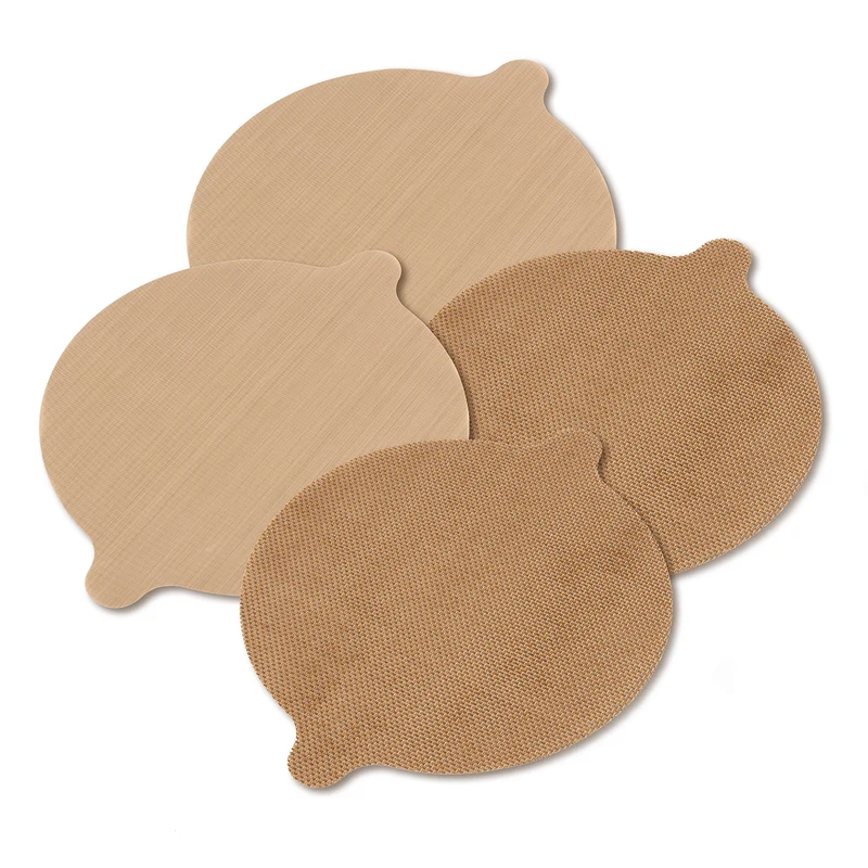 Dauerbackfolien-Set für Heißluftfritteusen - 4-tlg. - rund (25,5 cm)