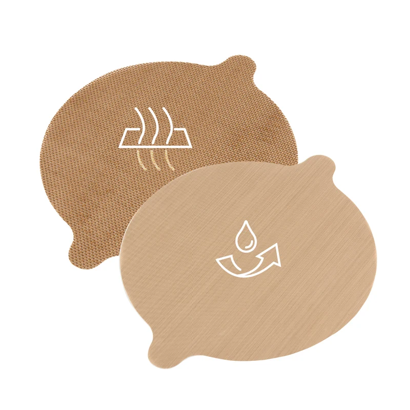 Dauerbackfolien-Set für Heißluftfritteusen - 2-tlg. - rund (25,5 cm)