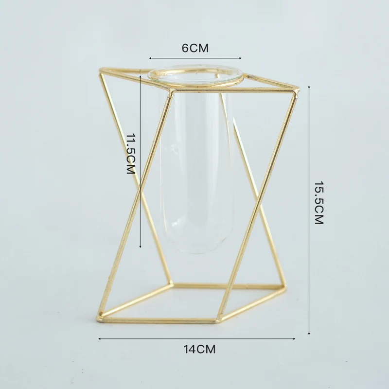 Geometrischer Tisch Pflanzenhalter