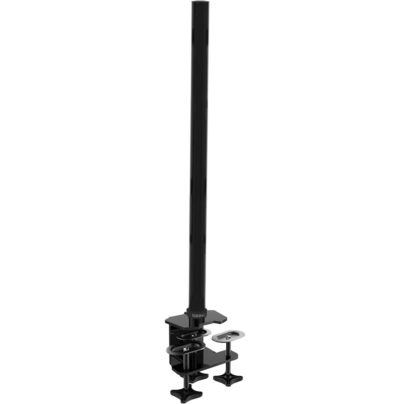 Duronic DM45POLE 105 cm Stange | Erweiterung für Monitorhalterung | Große Tischklemme mit drei Klemmen | Kompatibel mit Tischhalterung von Duronic | Hohe Flexibilität in Monitorhöhe | Verlängerung