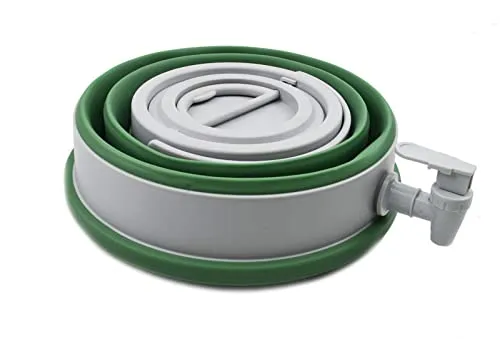 SAMMART Tragbarer Wasserbehälter, 6 l, zusammenklappbar, Notfall-Würfel-Wasserträger, Outdoor-Wasserspeicher für Camping, Wandern, Klettern, Rucksackreisen