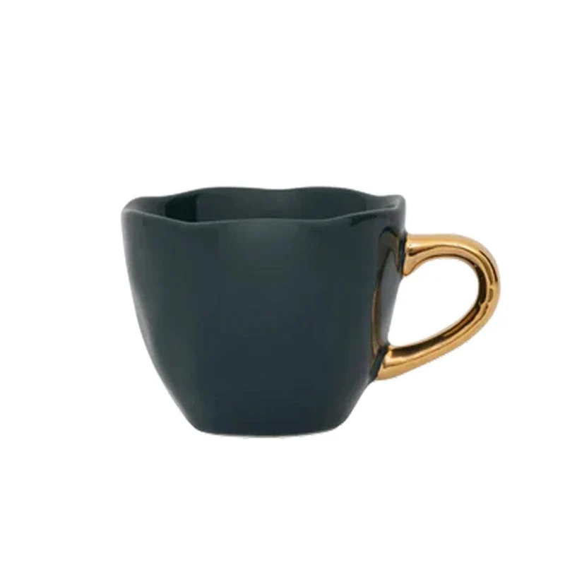 Urbane Naturkultur – Guten Morgen – Espressotasse – Blaugrün