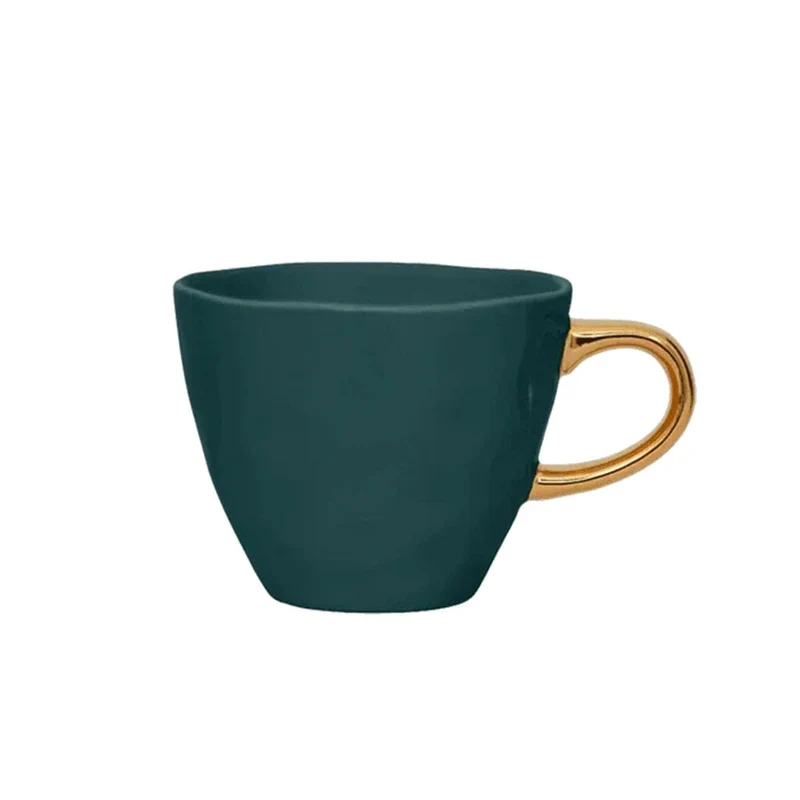 Urbane Naturkultur – Guten Morgen – Kaffeetasse – Blaugrün