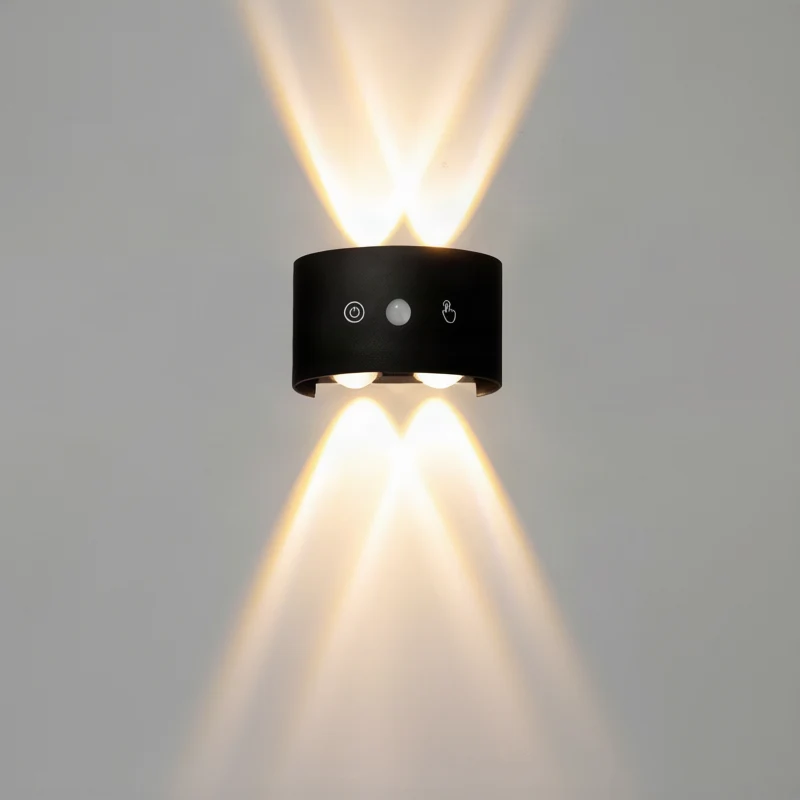LED-Wandleuchte, Aluminium, wasserfest