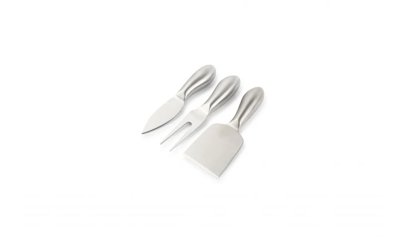 Fromage Käsemesser Set 3-teilig silber