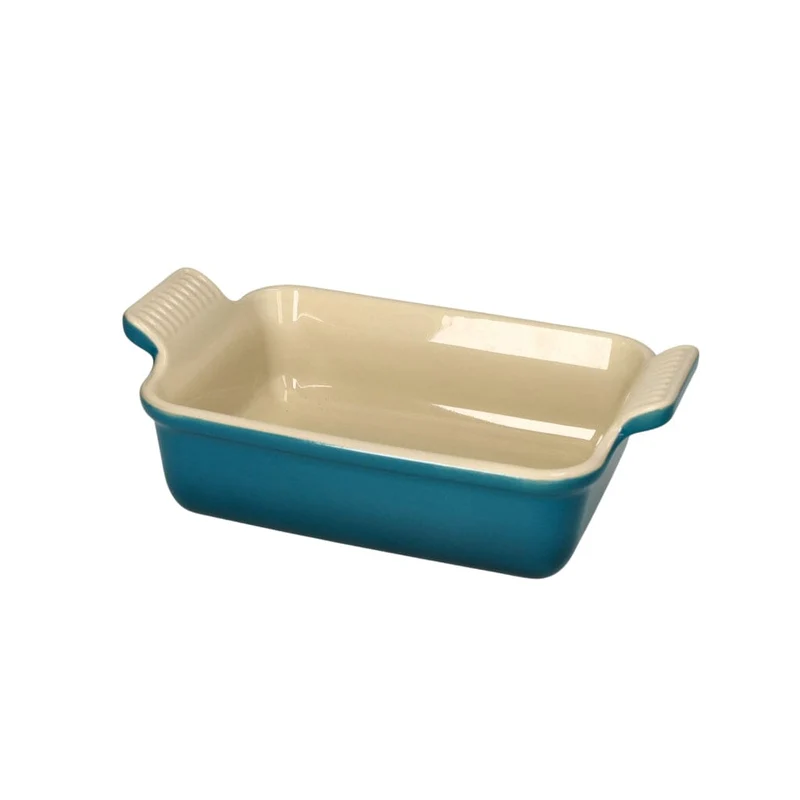 Le Creuset - Rechteckige Auflaufform Deep Teal 19x14cm 1,1l