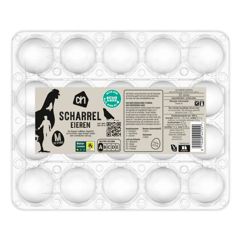 Verse scharreleieren M