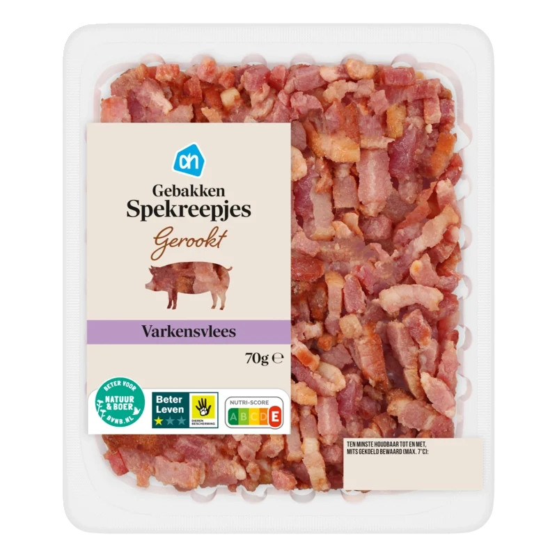 Uitgebakken spekreepjes