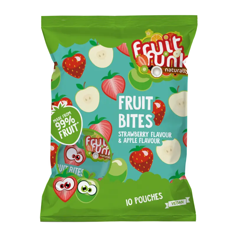 Fruitfunk Fruit bites strawberry & apple