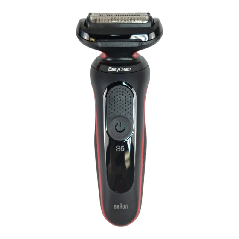 Braun Series 5 Wet & Dry Elektrorasierer Schwarz / Rot für Herren ( 51-R1000s )