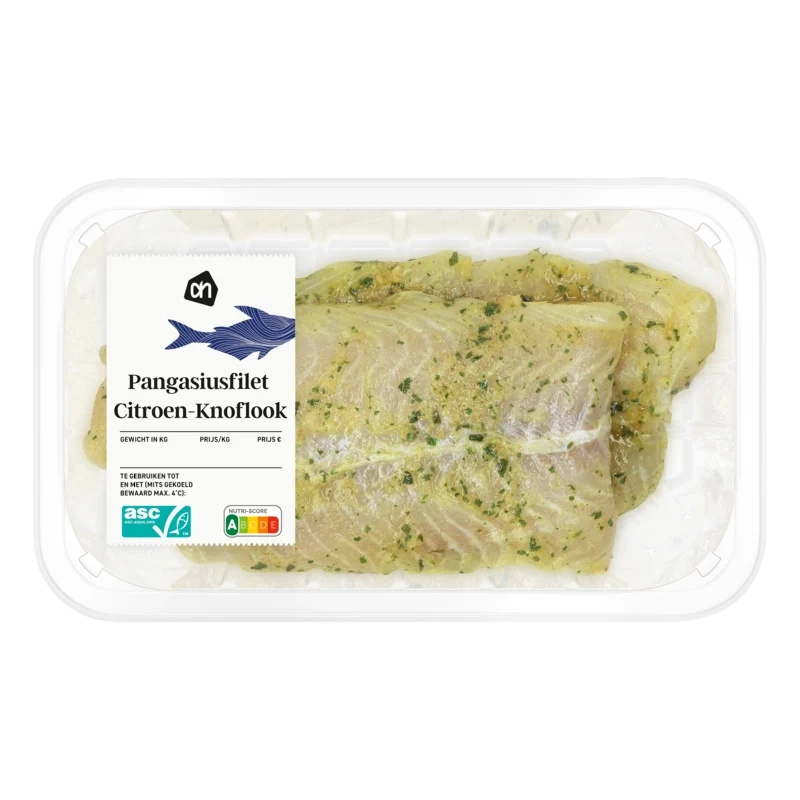 Pangasiusfilet knoflook-citroen