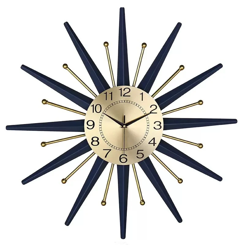 Retro Starburst Wanduhr Karnz