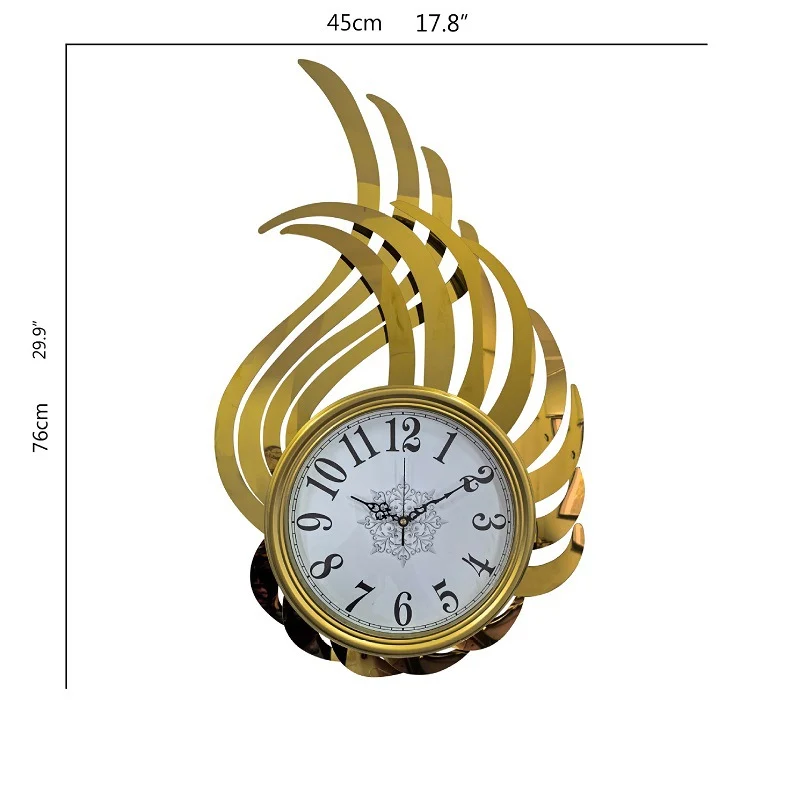 Moderne Künstlerische Wanduhr Karnz