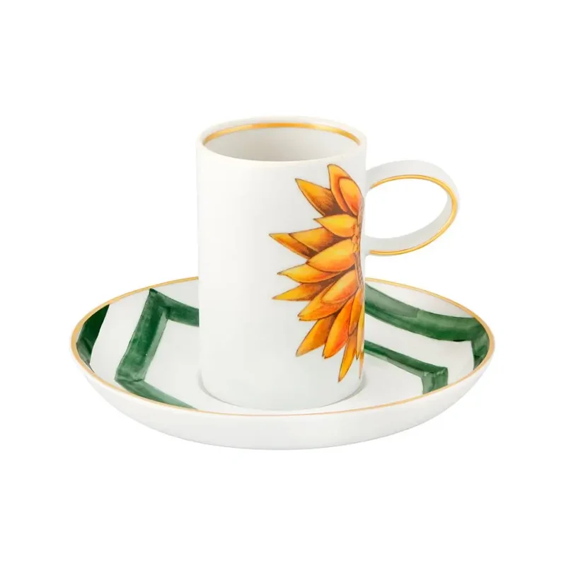 Vista Alegre Amazonia coffee cup and saucer