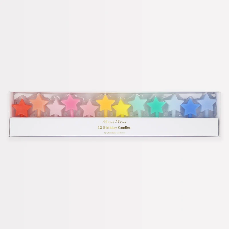 Kerzen Rainbow Star