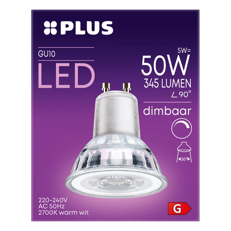 LED 50W GU10 dimbaar