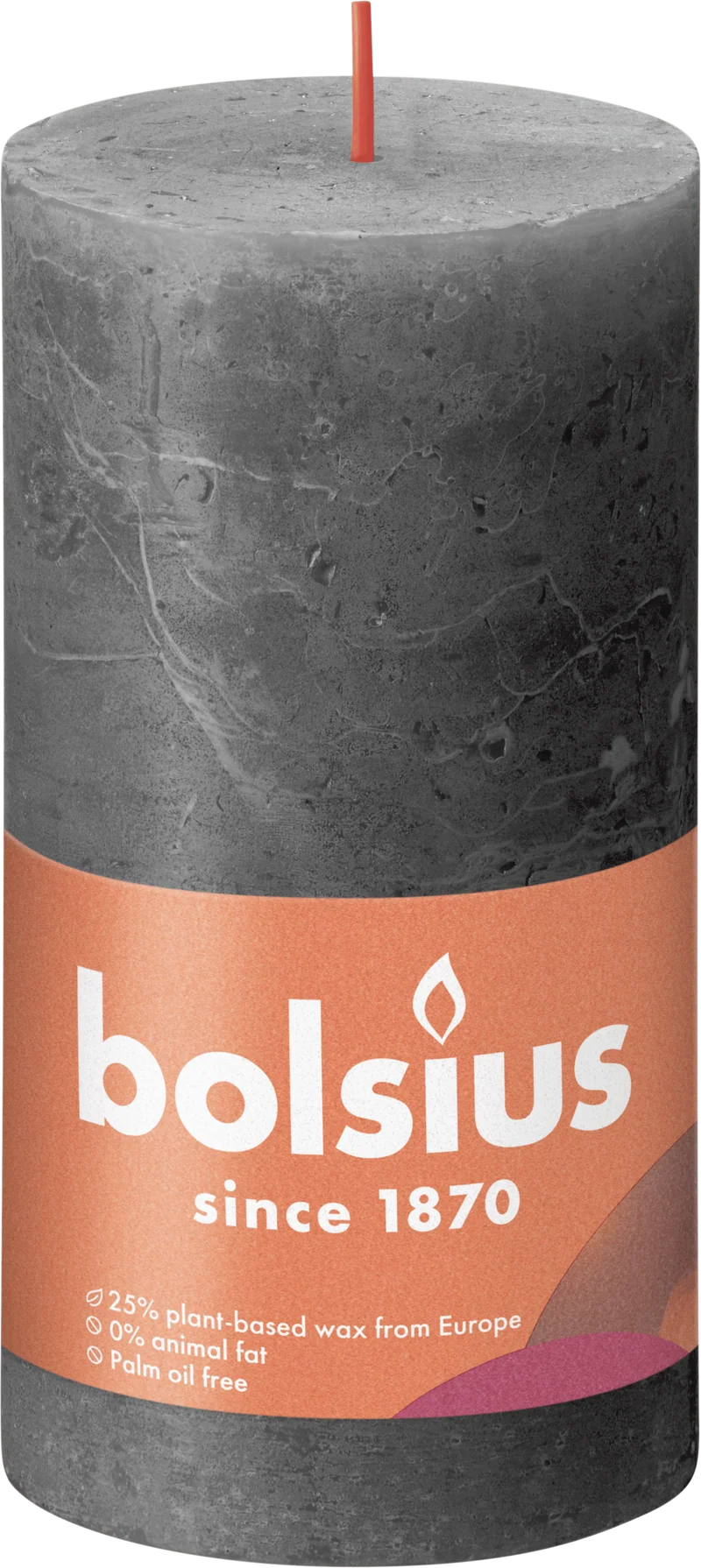Bolsius Rustiek Shine 13cm Stormy Grey