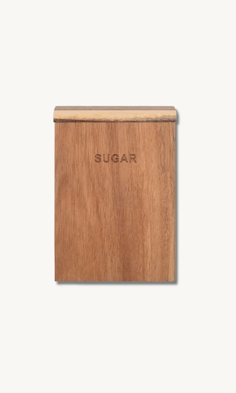 Sugar Vorratdose aus Akazie 14cm