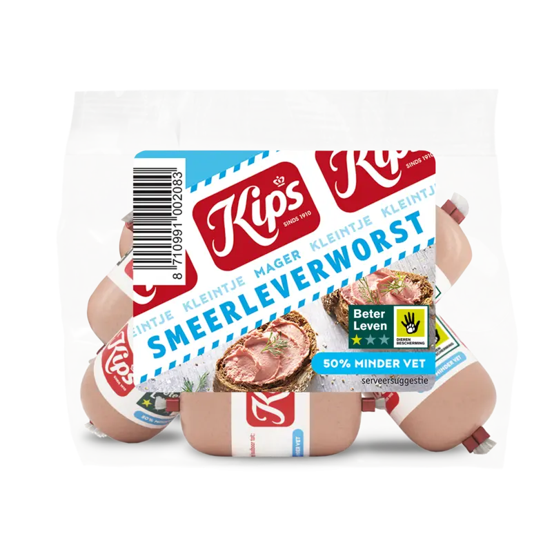 Kips Smeerleverworst kleintje mager