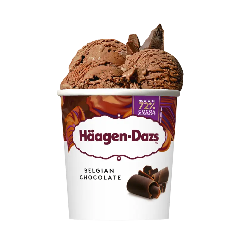 Häagen-Dazs Belgian chocolate ijs