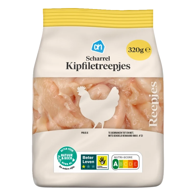 Scharrel kipfiletreepjes