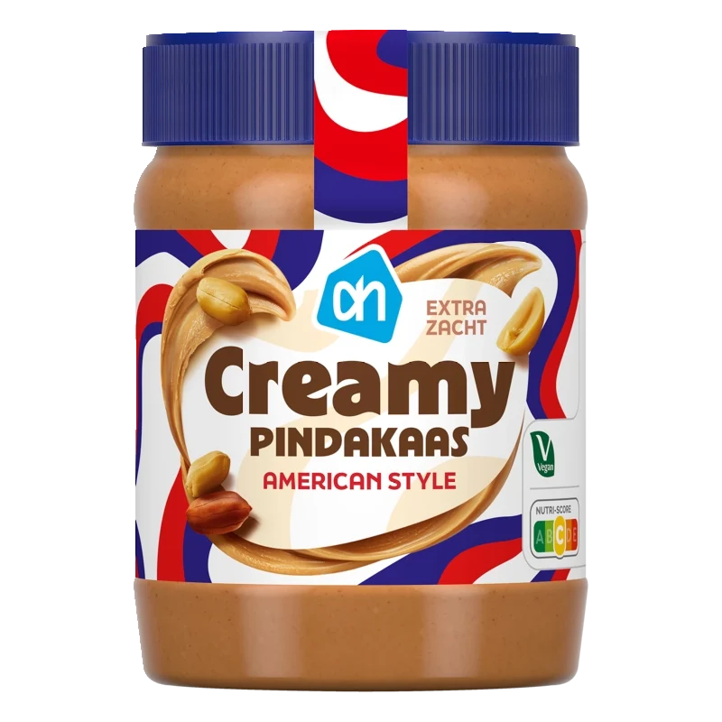 Creamy pindakaas American style