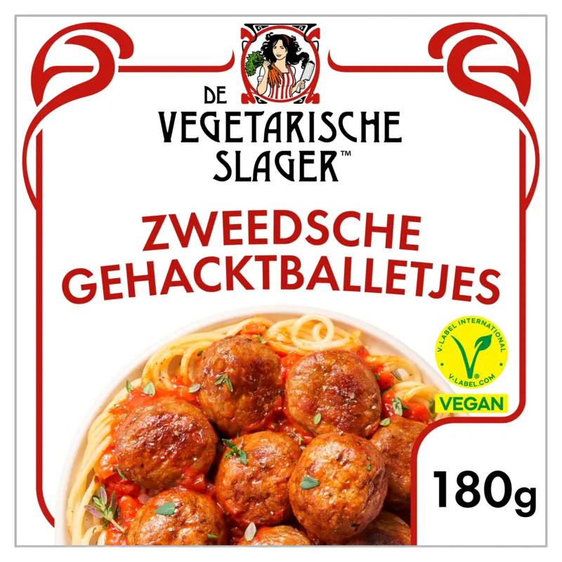 Vegetarische Slager Vegan Zweedsche gehacktballetjes
