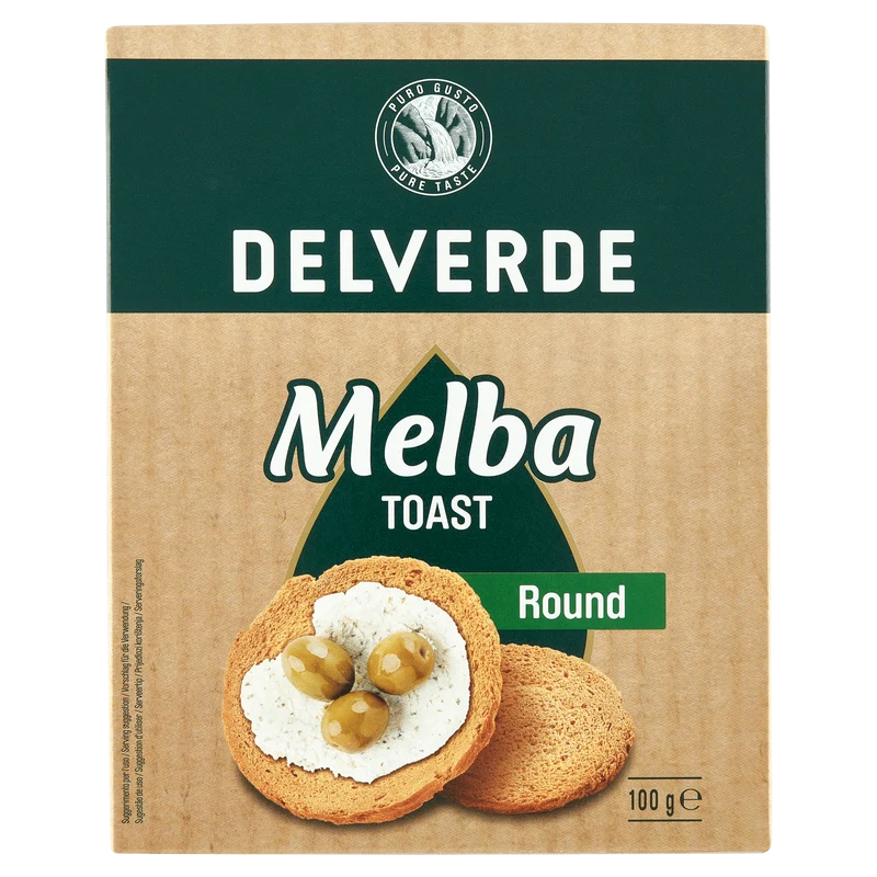 Delverde Melba toast rond