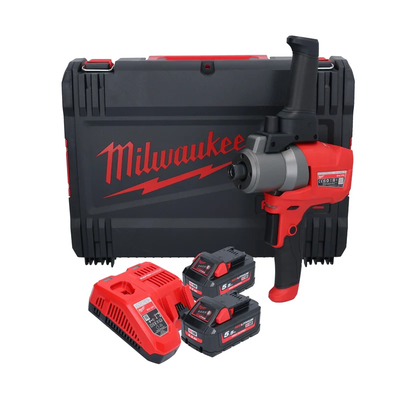 Milwaukee M18 FPM-552X Akku Rührgerät 18 V 20 l Brushless + 2x Akku 5,5 Ah + Ladegerät + HD Box