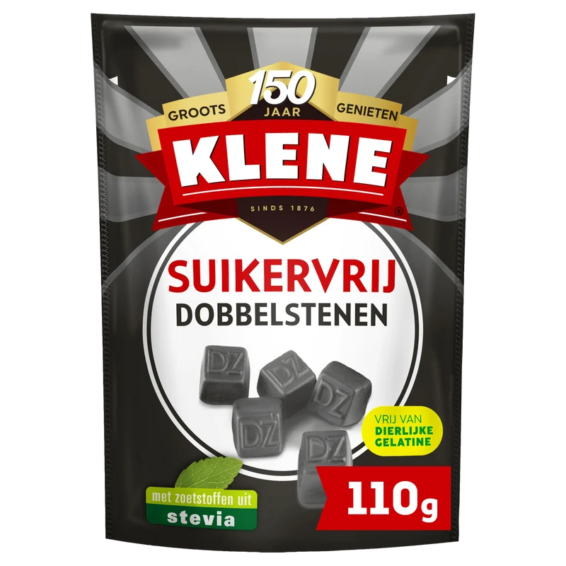 Klene Suikervrij Dubbelzoute dobbelstenen