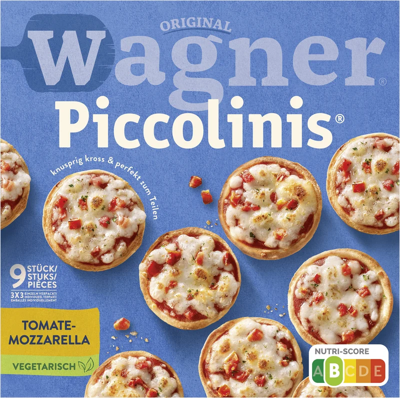 Wagner Piccolini mini pizza tomaat mozzarella