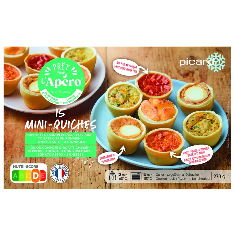 Picard 15 mini-quiches
