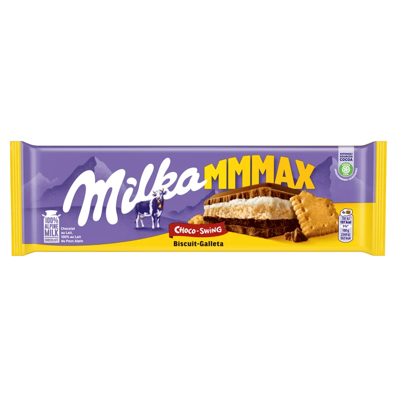 Milka Mmmax chocoladereep choco-swing