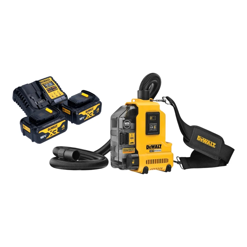 DeWalt DWH 161 M2 Akku Universalabsaugung 18 V 0,21 l Brushless + 2x Akku 4,0 Ah + Ladegerät