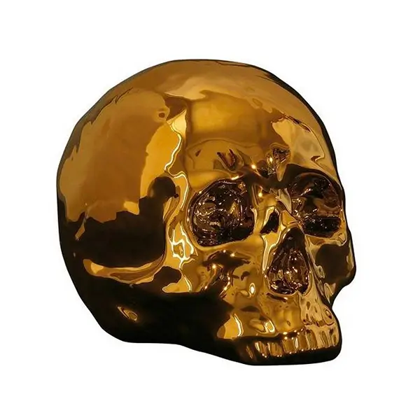 Seletti Memorabilia My Skull with porcelain decoration