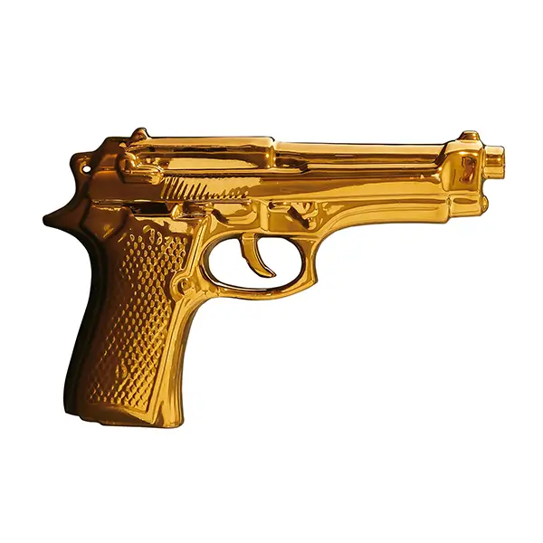 Seletti Memorabilia My Gun porcelain decoration