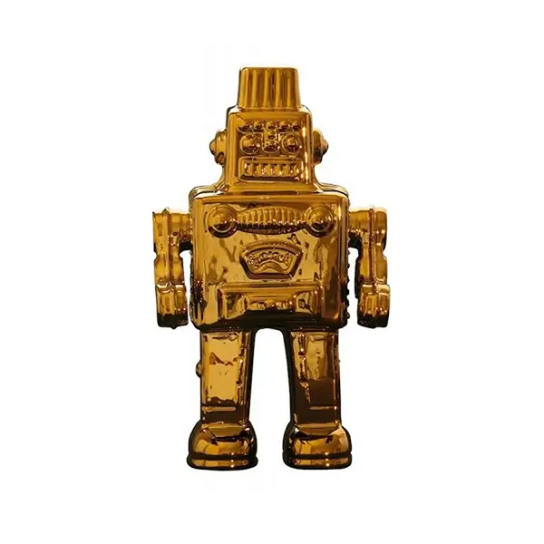 Seletti Memorabilia My Robot with porcelain decoration