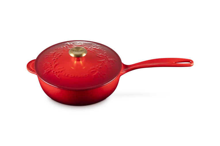 Le Creuset - Holly Collection Saucenpfanne ø 21 cm Gusseisen Rot