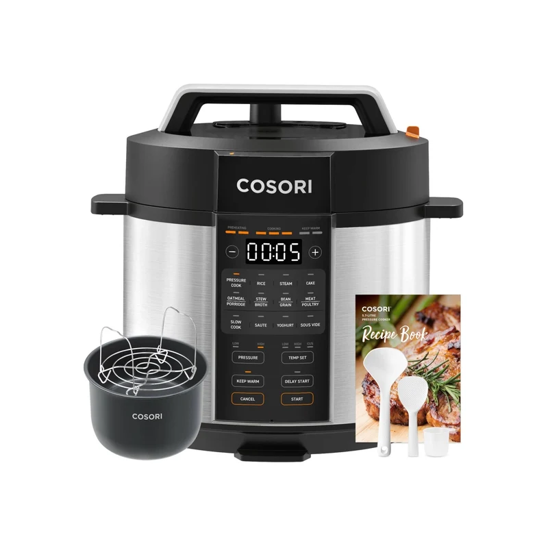 COSORI 5,7 L Schnellkochtopf, Schwarz