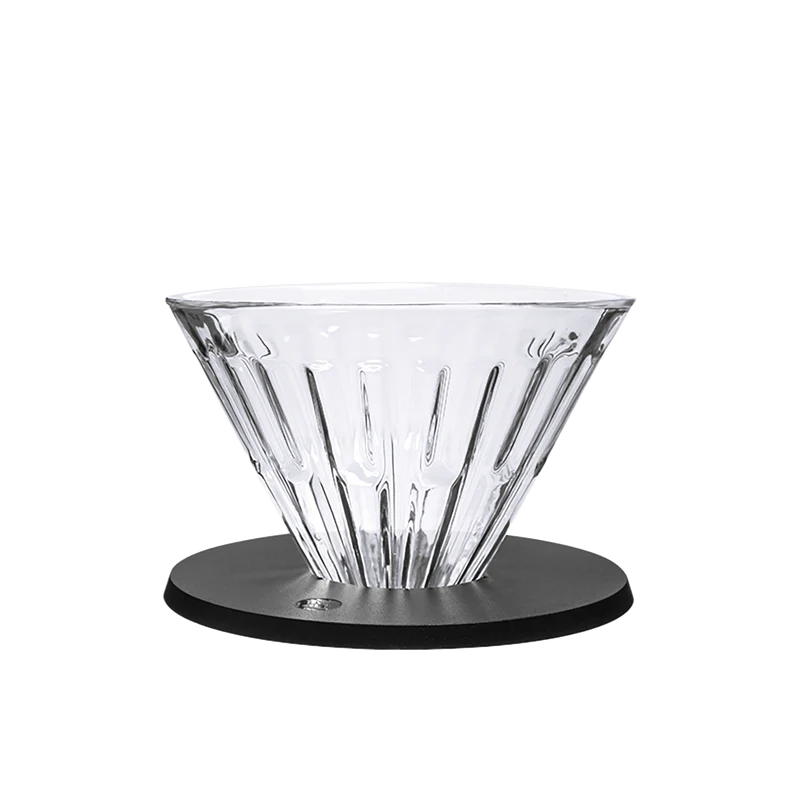 Timemore Crystal Eye Glass Dripper 02 Glas-Dripper | PC-Halter abnehmbar | Schwarz