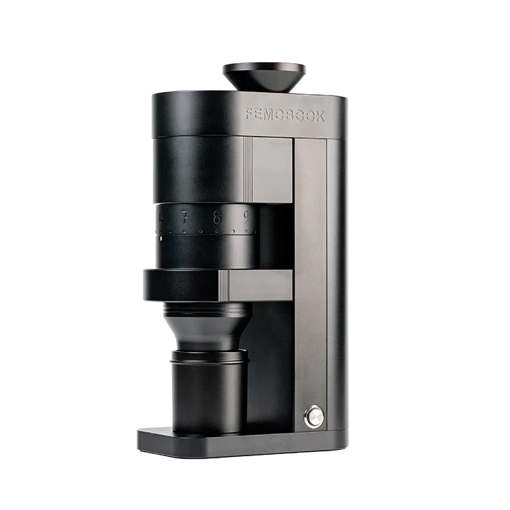 Femobook A68 Kaffeemühle – Präzise Single Dosing Mühle für Filter & Espresso - schwarz