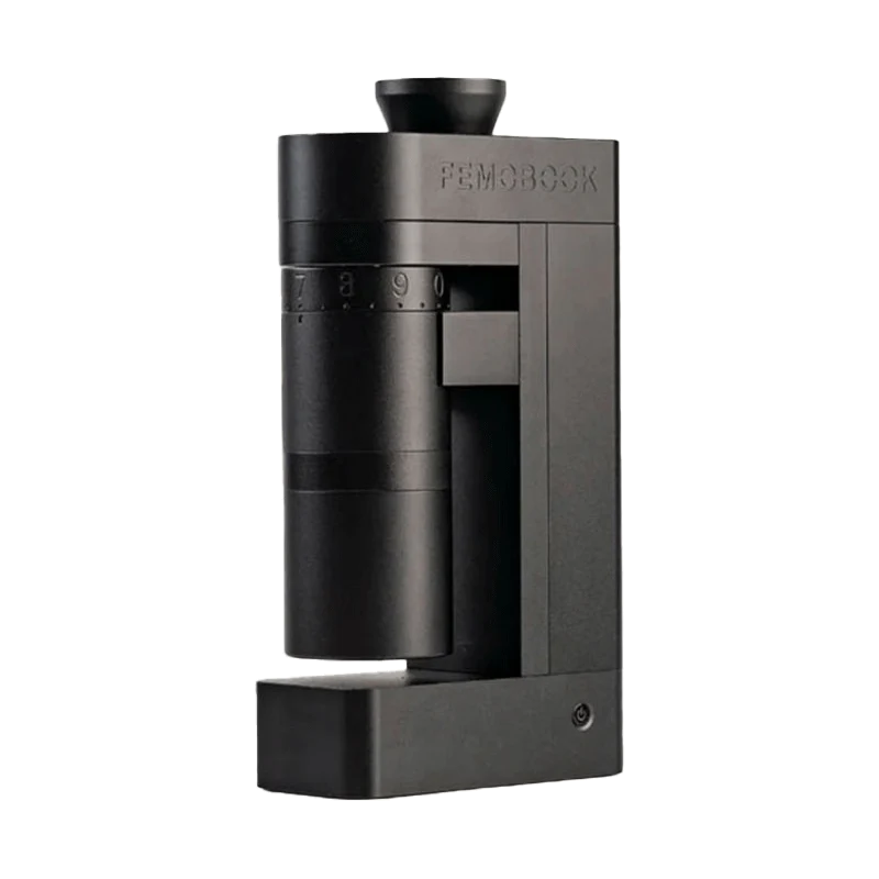 Femobook A4Z – kabellose 48 mm Pour-Over Elektrische Kaffeemühle schwarz