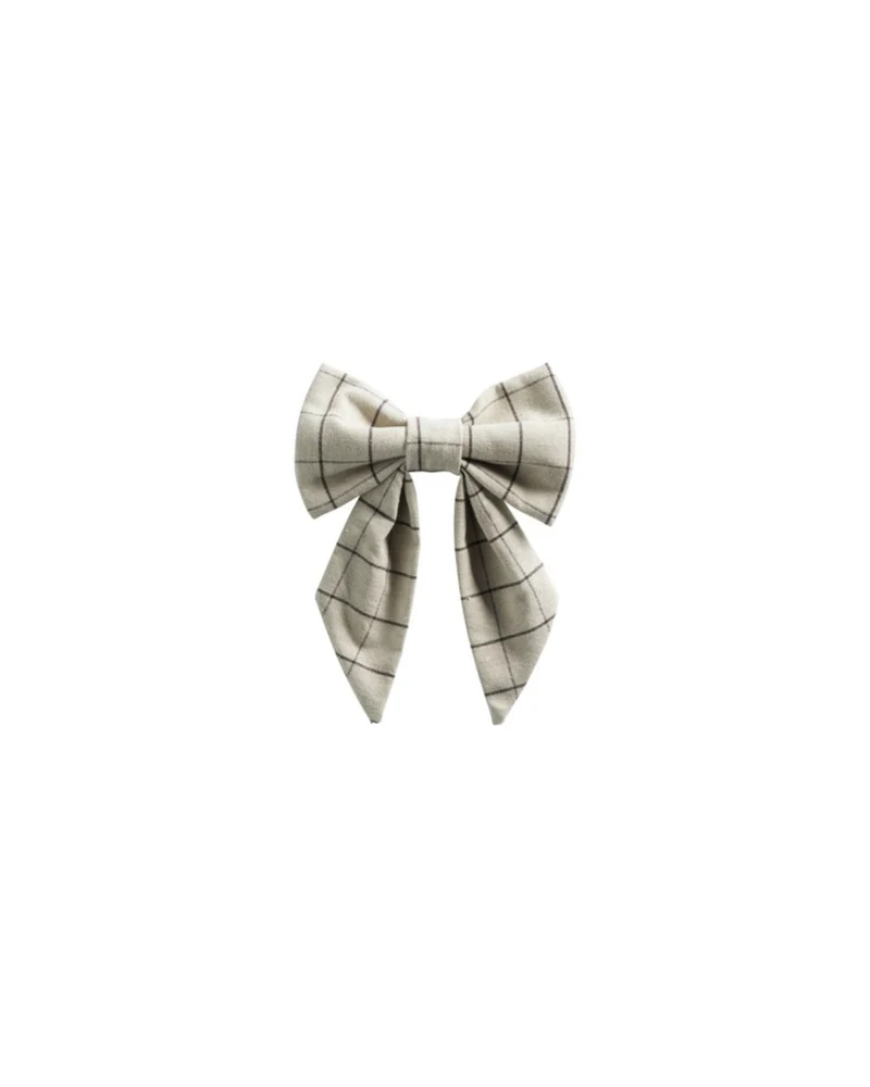 Weihnachts-Schleife / Christmas Bow - Linen - M (17x10 cm)