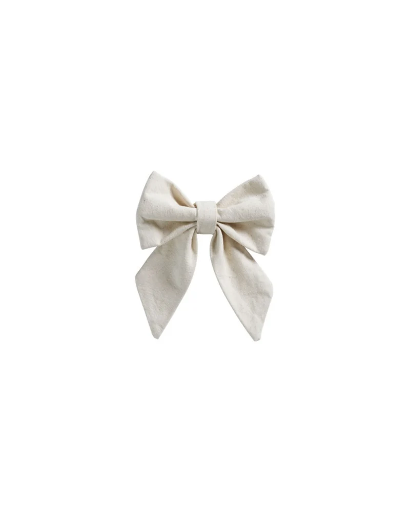 Weihnachts-Schleife / Christmas Bow - Creme - M (17x10 cm)
